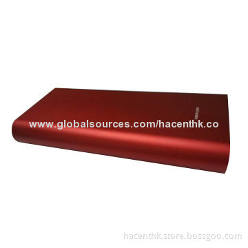 12,000mAh Metal Case Power Bank, -10-50°C Operating Temperature